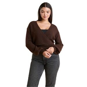 Nuuds Cozy Knit Wrap Sweater